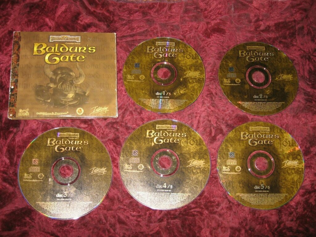Baldur's Gate, discs