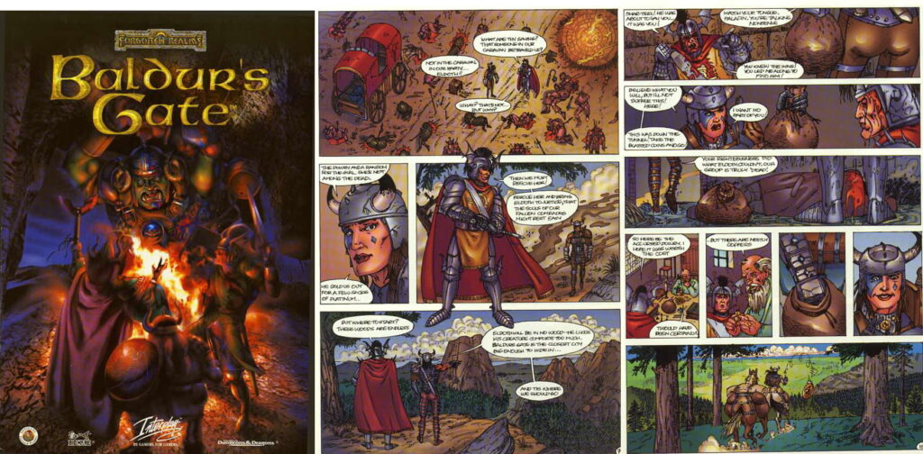 baldurs gate comics